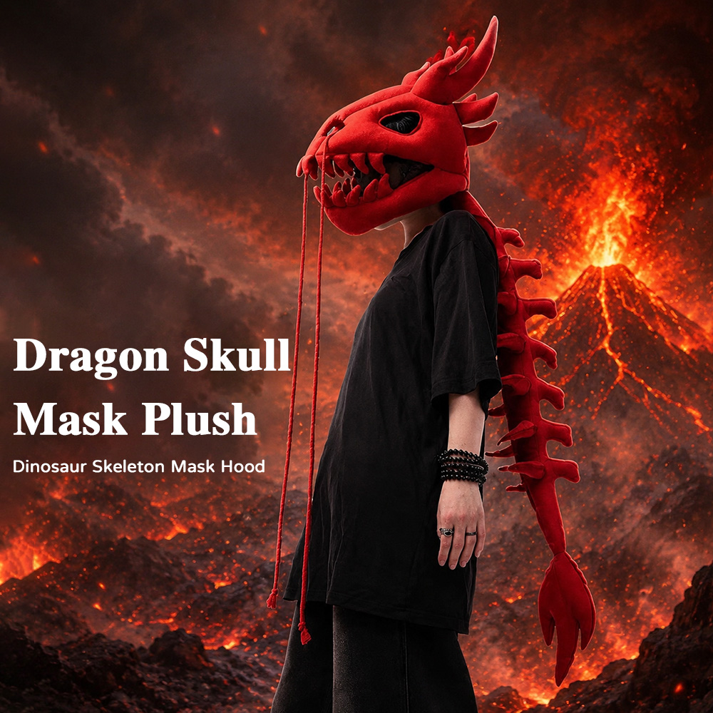 Dinosaur Skeleton Plush Headge - Cosplay Prop Patterns recension och pris