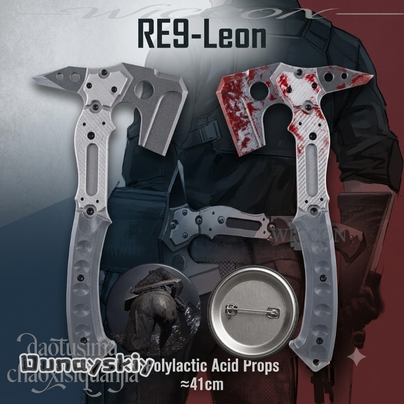 Leonn High Quality Fake Tactic - Cosplay Prop Axe recension och pris