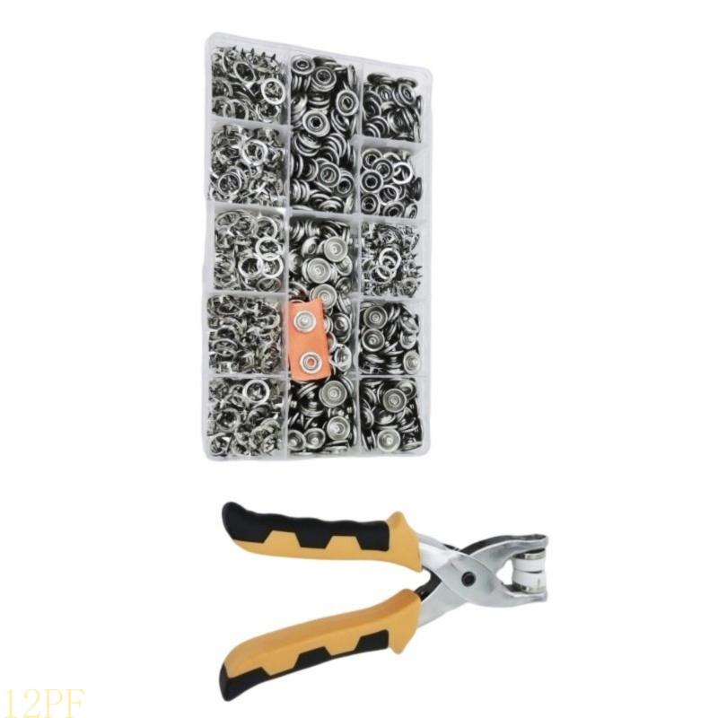 12PF 200set Metal With Fastene - Snap Plier Setter recension och pris