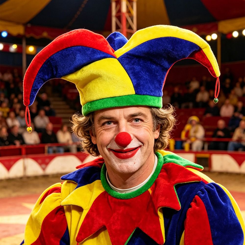Cap Prop Multicolor Clown Hat  - Cosplay Prop Patterns recension och pris