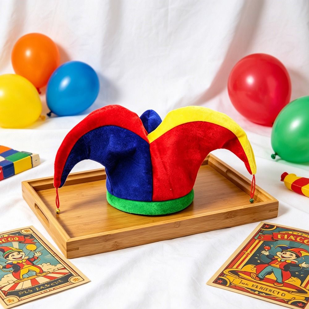 Cap Prop Multicolor Clown Hat  - Cosplay Prop Patterns recension och pris