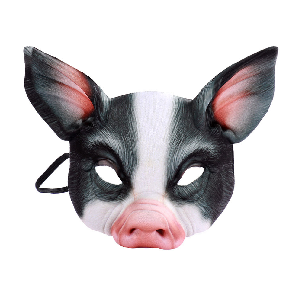 Realistic Animal Half Face Mas - Cosplay Prop Patterns recension och pris