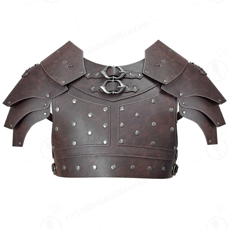 Medieval Studded Shoulder Ches - Prop For Cosplay recension och pris