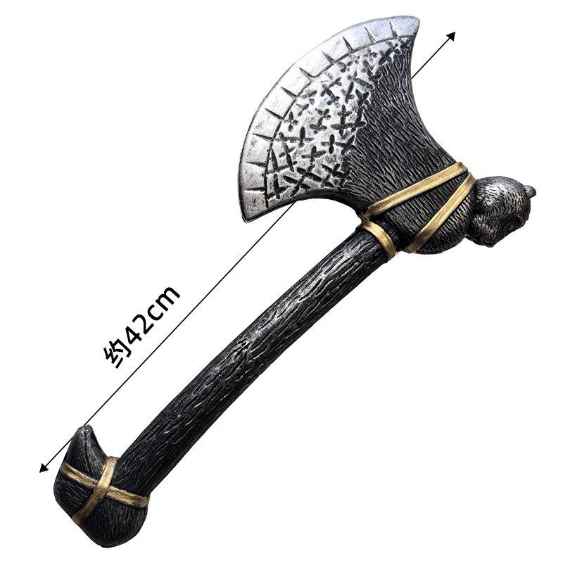 Halloween Axe Prop Dog Head Ax - Cosplay Prop Axe recension och pris