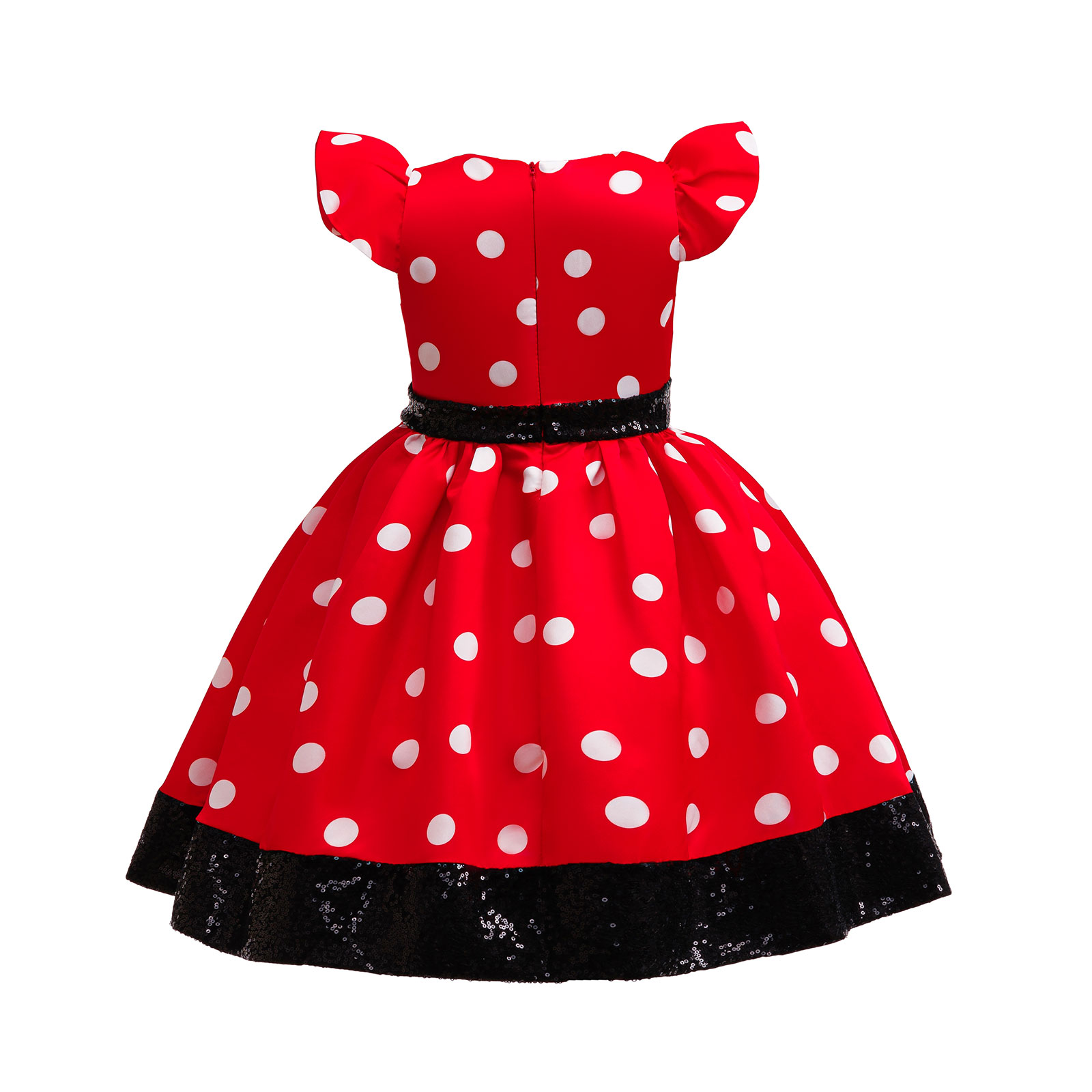 Cute Little Girls Red White Po - Cosplay Prop Bow recension och pris