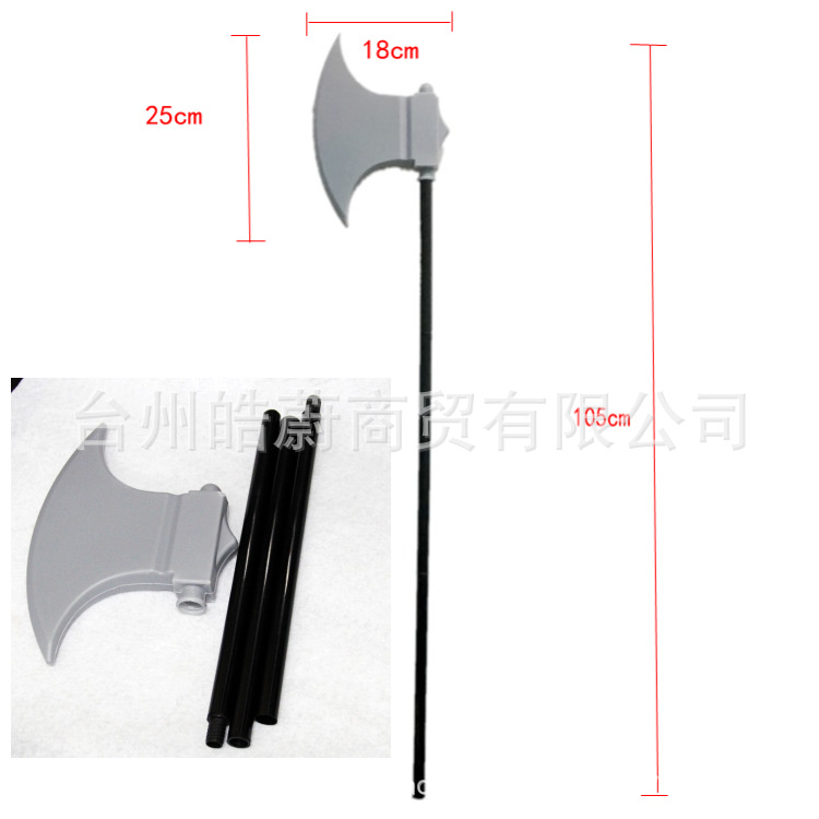 Funny Large Triangle Fork Sick - Cosplay Prop Axe recension och pris