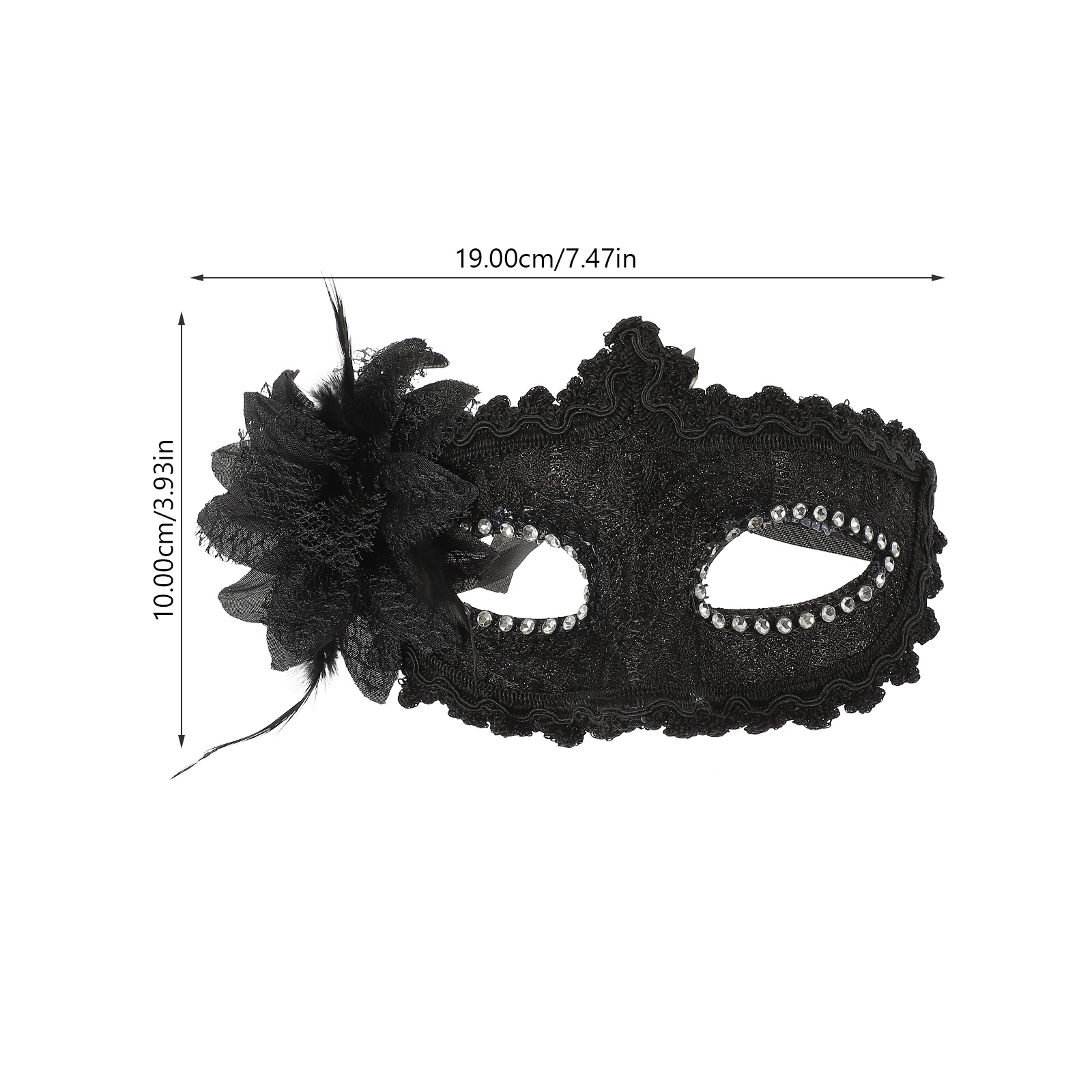Princess Lace Mask Half Face M - Cosplay Prop Designer recension och pris