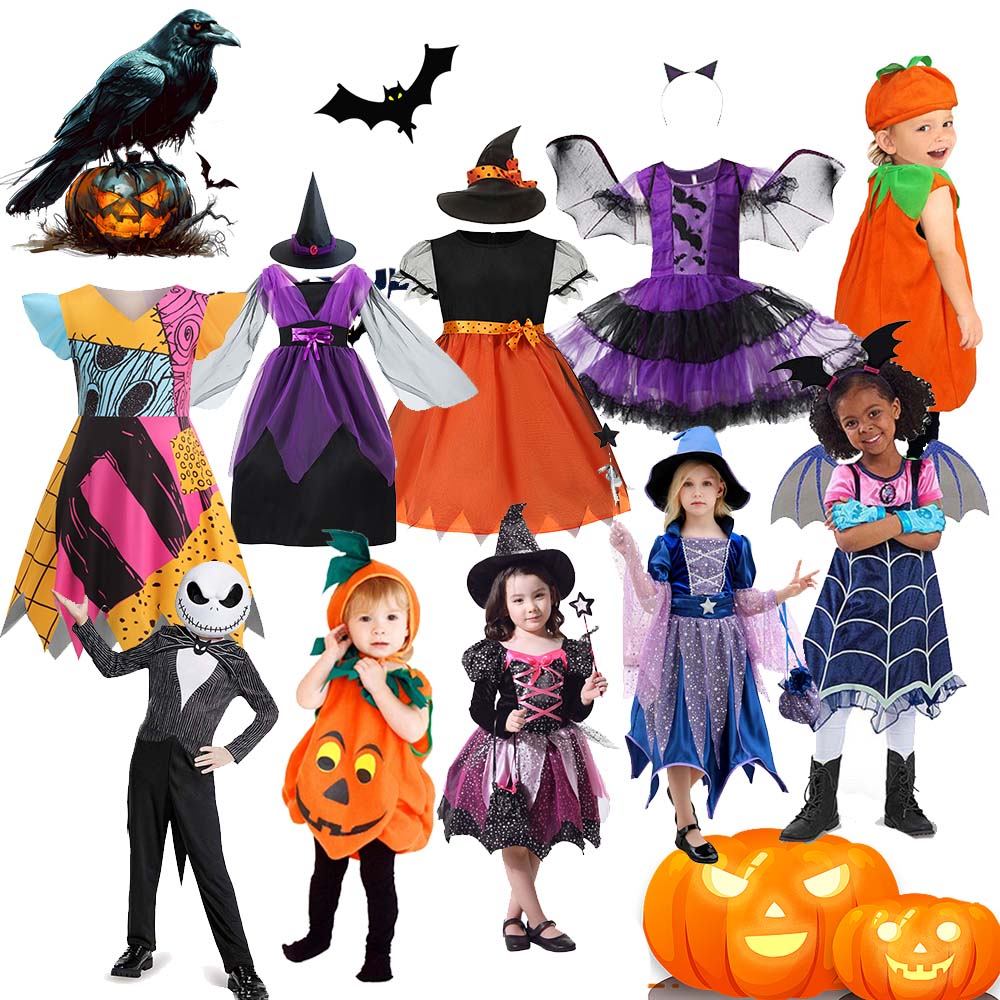 Kids Halloween Witch Pumpkin C - Cosplay Bat Prop recension och pris