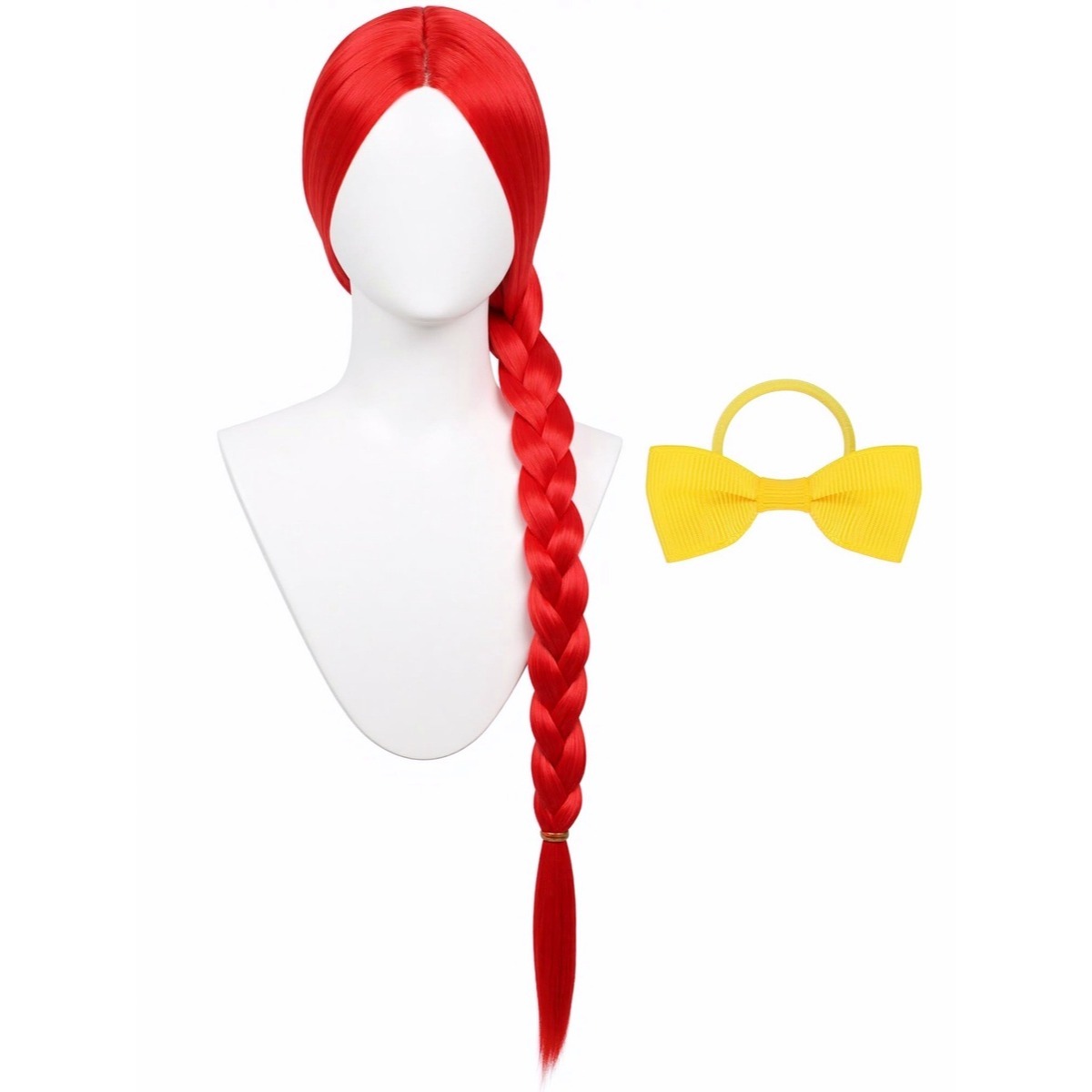 Bright Red 61cm Long Straight  - Cosplay Prop Bow recension och pris