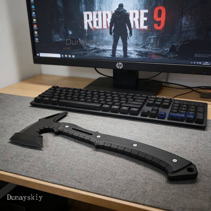 Re9 REQ Leon Cosplay Evil Requ - Cosplay Prop Axe recension och pris