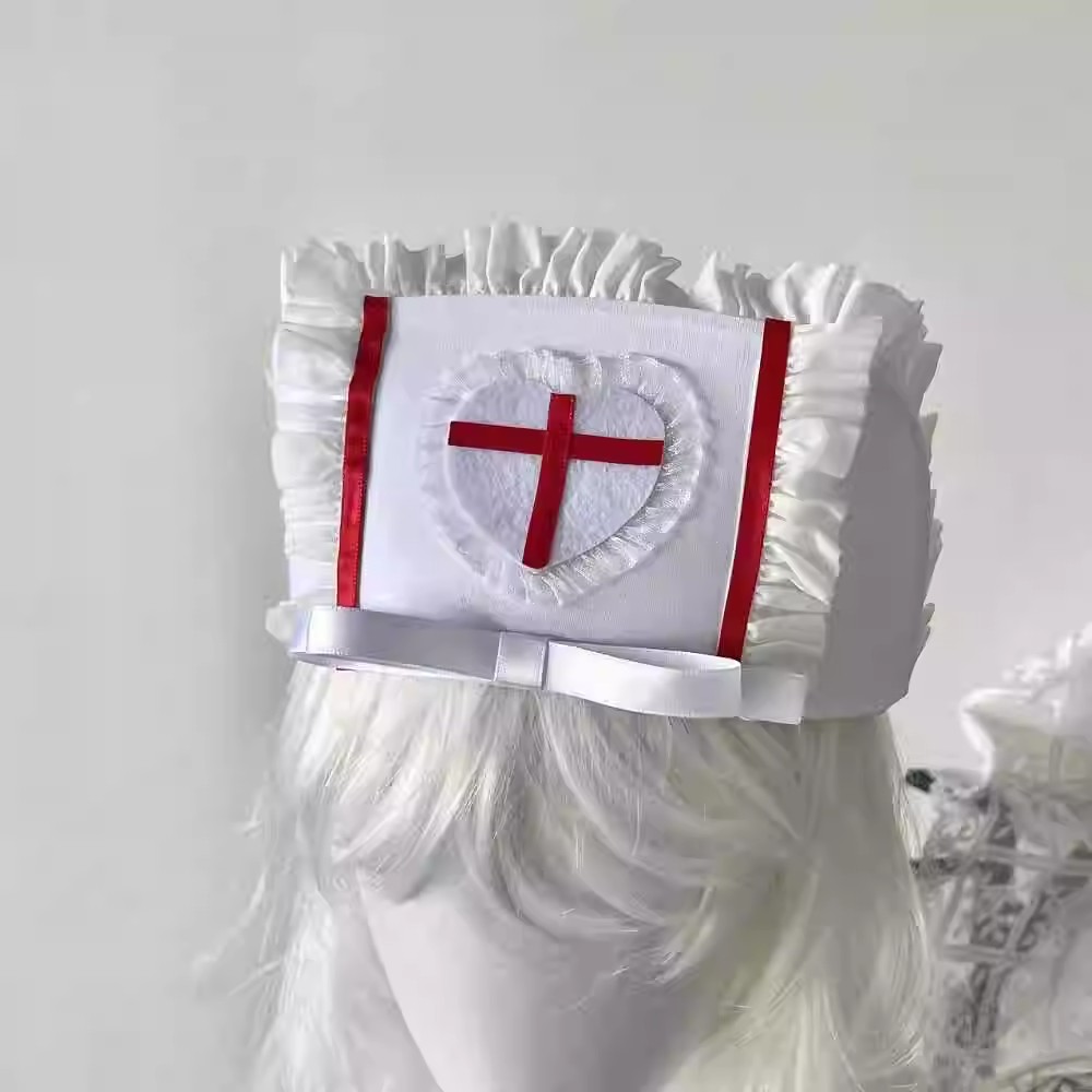 Cosplay nurse cap hat Accessor - Cosplay Prop Bow recension och pris
