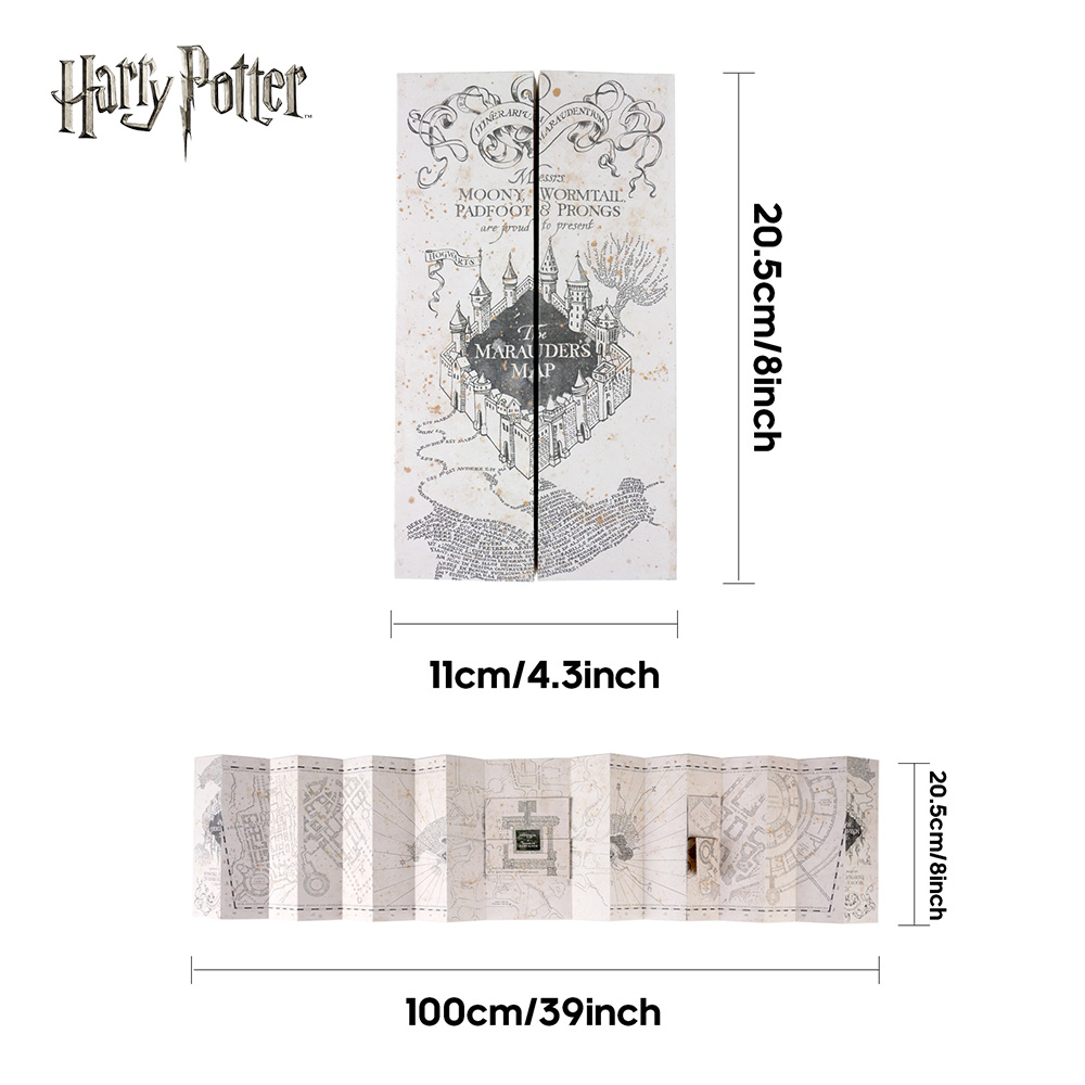 1PC Map Of The Marauder's Scho - Prop For Cosplay recension och pris