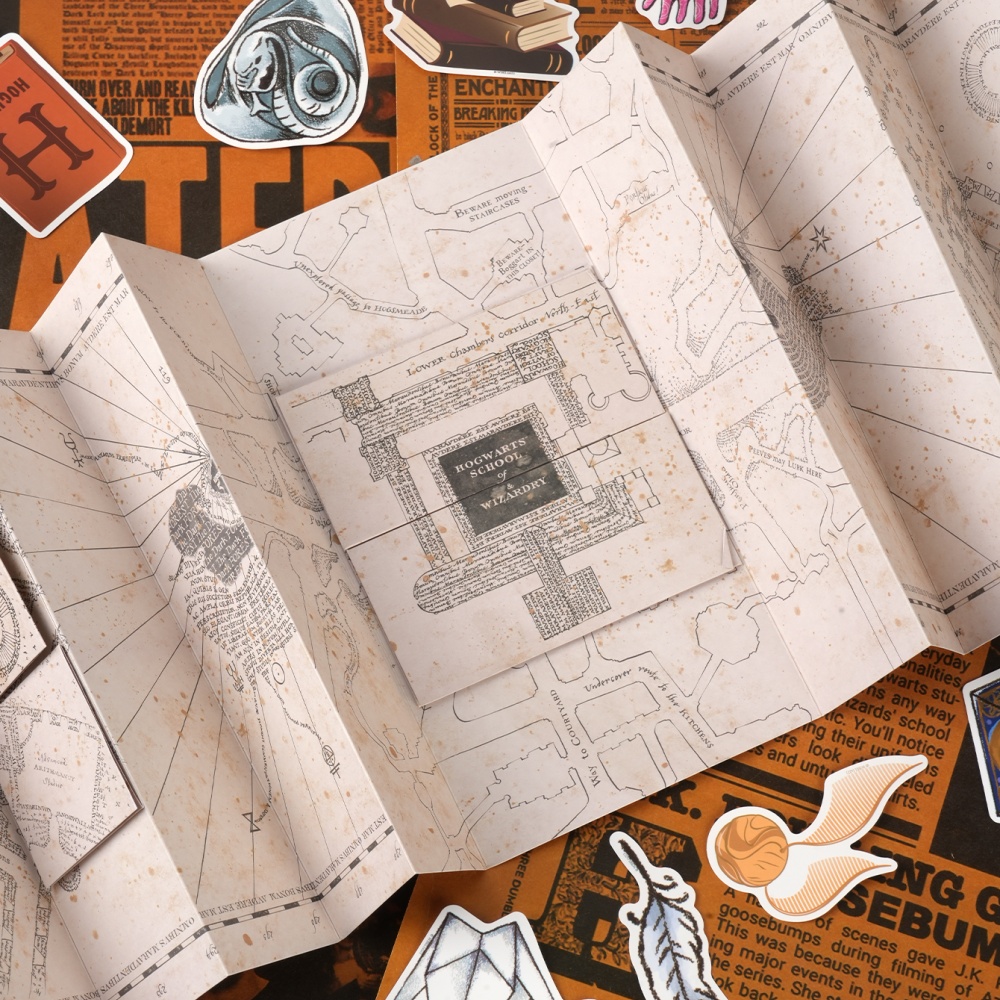 1PC Map Of The Marauder's Scho - Prop For Cosplay recension och pris