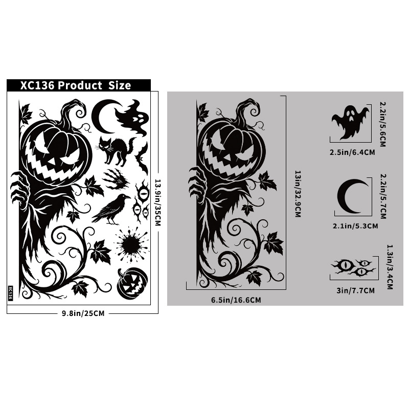 2 Sheets 9.84*13.78inch Large  - Cosplay Bat Prop recension och pris